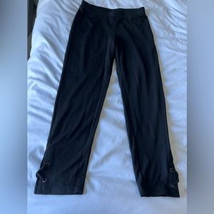 Lynn Ritchie Silver label pull on black pants